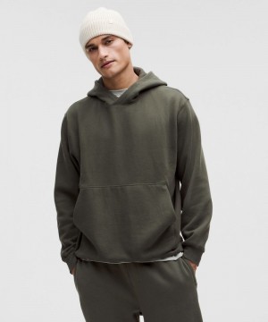 Φουτερ με Κουκουλα Lululemon Steady State Pullover ανδρικα καφε | Greece-4971356