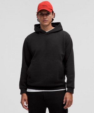 Φουτερ με Κουκουλα Lululemon Steady State Pullover ανδρικα μαυρα | Greece-2859617