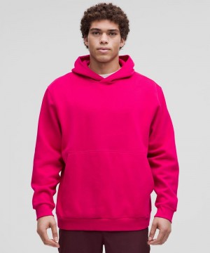 Φουτερ με Κουκουλα Lululemon Steady State Pullover ανδρικα ροζ | Greece-3196782