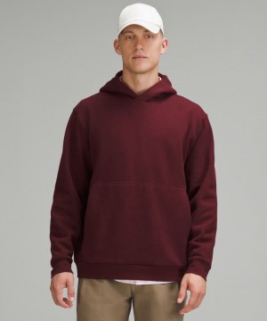 Φουτερ με Κουκουλα Lululemon Steady State Pullover ανδρικα σκούρο κοκκινα | Greece-5483617