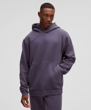 Φουτερ με Κουκουλα Lululemon Steady State Pullover ανδρικα βαθυ γκρι | Greece-1263057