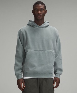 Φουτερ με Κουκουλα Lululemon Steady State Pullover ανδρικα ανοιχτο μπλε βαθυ πρασινο | Greece-5416782