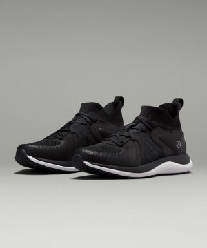 παπουτσια fitness Lululemon Chargefeel 2 Mid γυναικεια μαυρα ασπρα | Greece-7509841