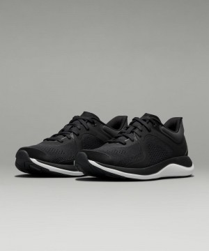παπουτσια fitness Lululemon Chargefeel Low γυναικεια μαυρα ασπρα | Greece-4921536