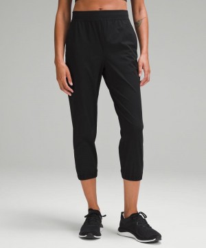 παντελονι jogger Lululemon Adapted State High-Rise Cropped γυναικεια μαυρα | Greece-6791358