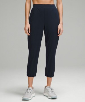 παντελονι jogger Lululemon Adapted State High-Rise Cropped γυναικεια σκουρο μπλε | Greece-1924630