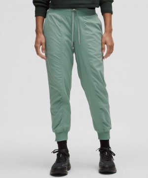παντελονι jogger Lululemon Dance Studio Mid-Rise Lined 7/8 Length γυναικεια μπλε | Greece-3576902