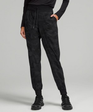 παντελονι jogger Lululemon Dance Studio Mid-Rise γυναικεια καμουφλάζ μαυρα Πολύχρωμο μαυρα | Greece-1370498