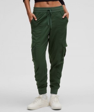 παντελονι jogger Lululemon Dance Studio Relaxed-Fit Mid-Rise Cargo γυναικεια πρασινο | Greece-5497810