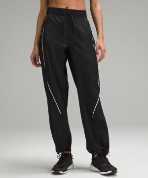 παντελονι jogger Lululemon License to Train Mid-Rise Lightweight γυναικεια μαυρα | Greece-4527301
