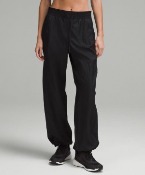 παντελονι jogger Lululemon License to Train Mid-Rise Lightweight γυναικεια μαυρα μαυρα | Greece-8921764
