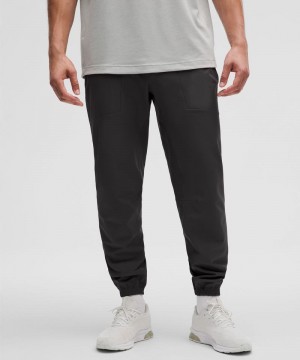 παντελονι jogger Lululemon License to Train Tall ανδρικα βαθυ γκρι | Greece-6783052