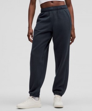 παντελονι jogger Lululemon Scuba Mid-Rise Oversized Tall γυναικεια σκουρο μπλε | Greece-8051639