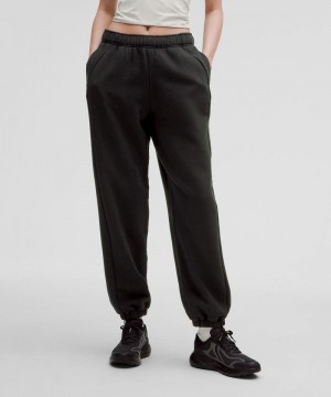 παντελονι jogger Lululemon Scuba Mid-Rise Oversized Tall γυναικεια μαυρα | Greece-6297135
