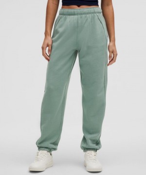 παντελονι jogger Lululemon Scuba Mid-Rise Oversized Short γυναικεια μπλε | Greece-8507634
