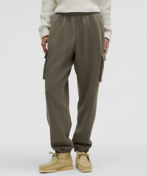 παντελονι jogger Lululemon Scuba Mid-Rise Oversized Cargo Regular γυναικεια πρασινο | Greece-7286354