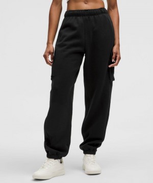 παντελονι jogger Lululemon Scuba Mid-Rise Oversized Cargo Regular γυναικεια μαυρα | Greece-8016345