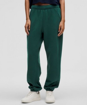 παντελονι jogger Lululemon Scuba Mid-Rise Oversized Regular γυναικεια τυρκουάζ | Greece-4257318