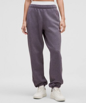 παντελονι jogger Lululemon Scuba Mid-Rise Oversized Regular γυναικεια βαθυ γκρι | Greece-2438910
