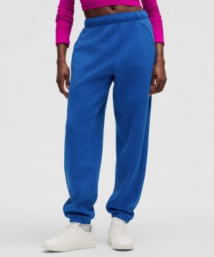 παντελονι jogger Lululemon Scuba Mid-Rise Oversized Regular γυναικεια μπλε | Greece-1630852