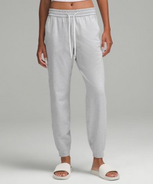 παντελονι jogger Lululemon Soft Jersey Classic-Fit Mid-Rise γυναικεια ανοιχτο γκρι ανοιχτο γκρι | Greece-6950243
