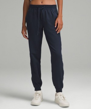 παντελονι jogger Lululemon Soft Jersey Classic-Fit Mid-Rise γυναικεια σκουρο μπλε | Greece-7643912