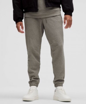 παντελονι jogger Lululemon Textured Double-Knit Cotton Tall ανδρικα μαυρα | Greece-5413097