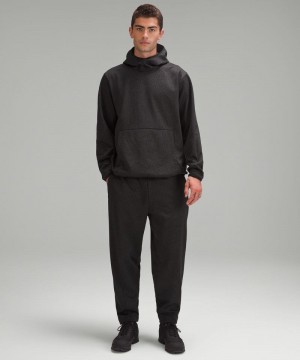 παντελονι jogger Lululemon lab Double-Knit Jacquard ανδρικα βαθυ γκρι μαυρα | Greece-1093285
