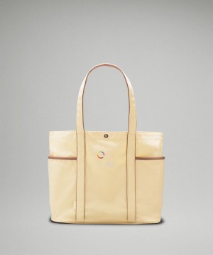 τσάντεσ tote Lululemon Daily Multi-Pocket 20L γυναικεια κίτρινα | Greece-1349750