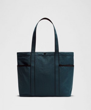 τσάντεσ tote Lululemon Daily Multi-Pocket 20L γυναικεια τυρκουάζ μαυρα | Greece-5638214