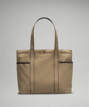 τσάντεσ tote Lululemon Daily Multi-Pocket 20L ανδρικα καφε μαυρα | Greece-6948230