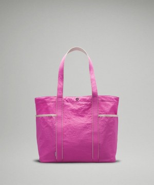 τσάντεσ tote Lululemon Daily Multi-Pocket 20L ανδρικα ροζ Μπεζ | Greece-6789350