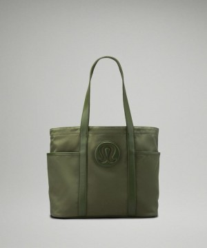 τσάντεσ tote Lululemon Daily Multi-Pocket Canvas γυναικεια πρασινο πρασινο | Greece-5431870