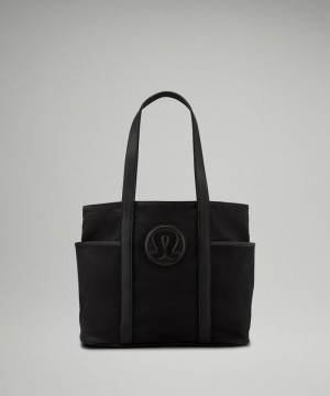 τσάντεσ tote Lululemon Daily Multi-Pocket Canvas γυναικεια μαυρα μαυρα | Greece-7569041