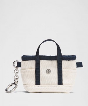 τσάντεσ tote Lululemon Daily Multi-Pocket Nano Canvas γυναικεια Μπεζ σκουρο μπλε | Greece-7062853