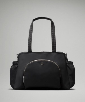 τσάντεσ tote Lululemon New Parent 20L ανδρικα μαυρα | Greece-9423158