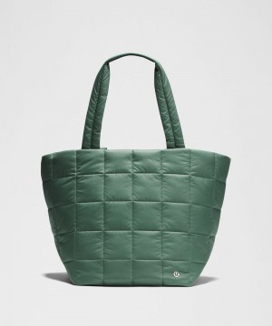 τσάντεσ tote Lululemon Quilted Grid 26L γυναικεια πρασινο | Greece-7865039