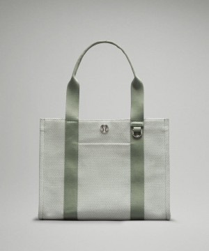 τσάντεσ tote Lululemon Two-Tone Canvas 10L γυναικεια γκρι ασπρα | Greece-5608234