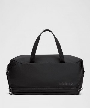 duffle τσαντεσ Lululemon 3-in-1 Gym 30L γυναικεια μαυρα γκρι | Greece-3026789
