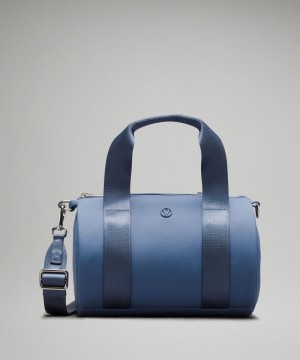 duffle τσαντεσ Lululemon Knit Nylon Mini Barrel 5L γυναικεια μπλε | Greece-7652039