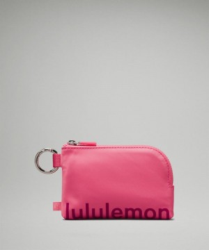 pouches Lululemon Clippable Card γυναικεια ροζ μωβ | Greece-8530162
