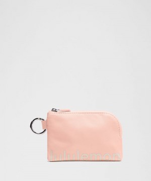 pouches Lululemon Clippable Card γυναικεια ροζ ασπρα | Greece-8571620