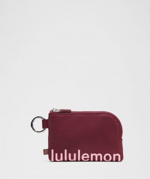 pouches Lululemon Clippable Card γυναικεια κοκκινα ροζ | Greece-6728394