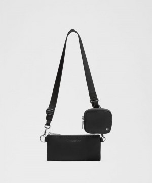 pouches Lululemon Dual-Pouch Sling γυναικεια μαυρα | Greece-2384957