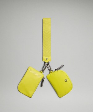 pouches Lululemon Dual Wristlet γυναικεια κίτρινα κίτρινα | Greece-7921065