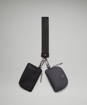 pouches Lululemon Dual Wristlet γυναικεια μαυρα γκρι | Greece-9718340