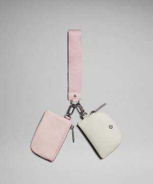 pouches Lululemon Dual Wristlet ανδρικα ροζ Μπεζ | Greece-2391048