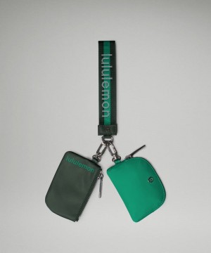 pouches Lululemon Dual Wristlet γυναικεια πρασινο πρασινο ασπρα | Greece-5361982