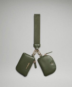 pouches Lululemon Dual Wristlet γυναικεια πρασινο χρυσο χρωμα | Greece-2164950
