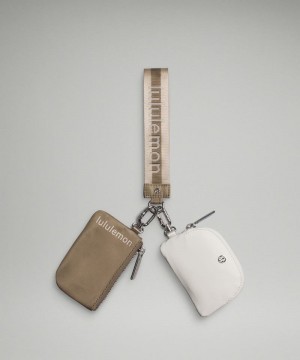 pouches Lululemon Dual Wristlet γυναικεια καφε Μπεζ καφε | Greece-7910843